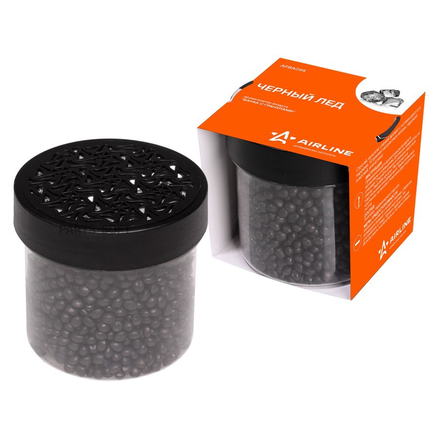 Ароматизатор на панель (Черный лед) "AIRLINE" (банка) - AIRLINE None None